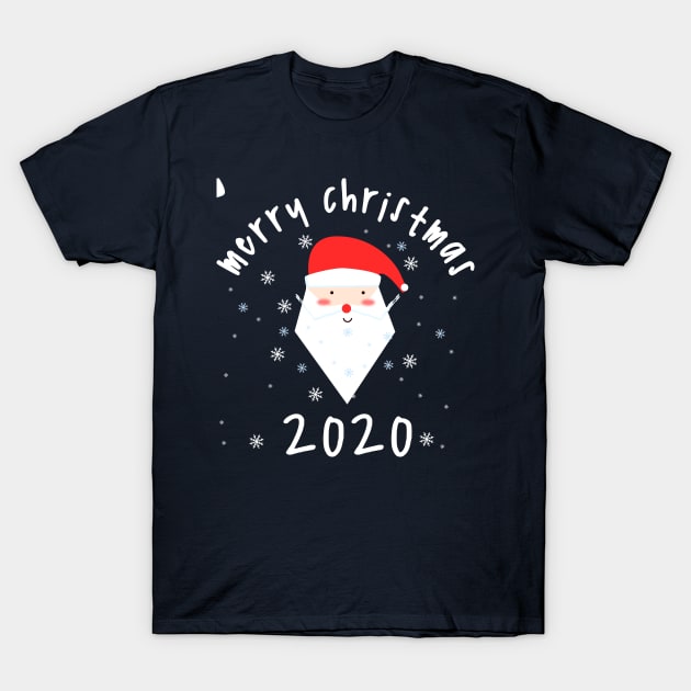 merry christmas 2020 santa clause T-Shirt by AlfinStudio